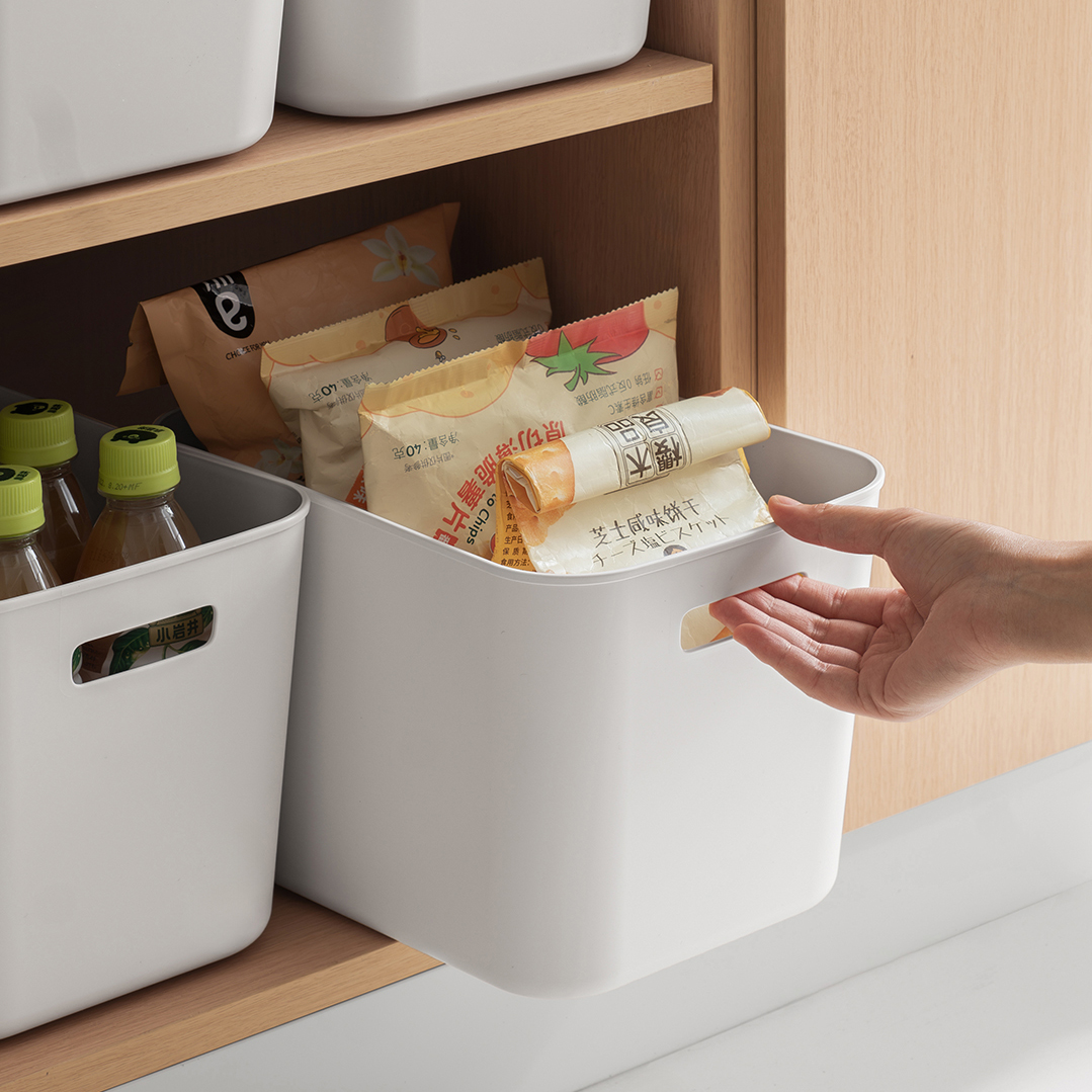 Giỏ nhựa lưu trữ đa năng chất lượng cao phong cách tối giản