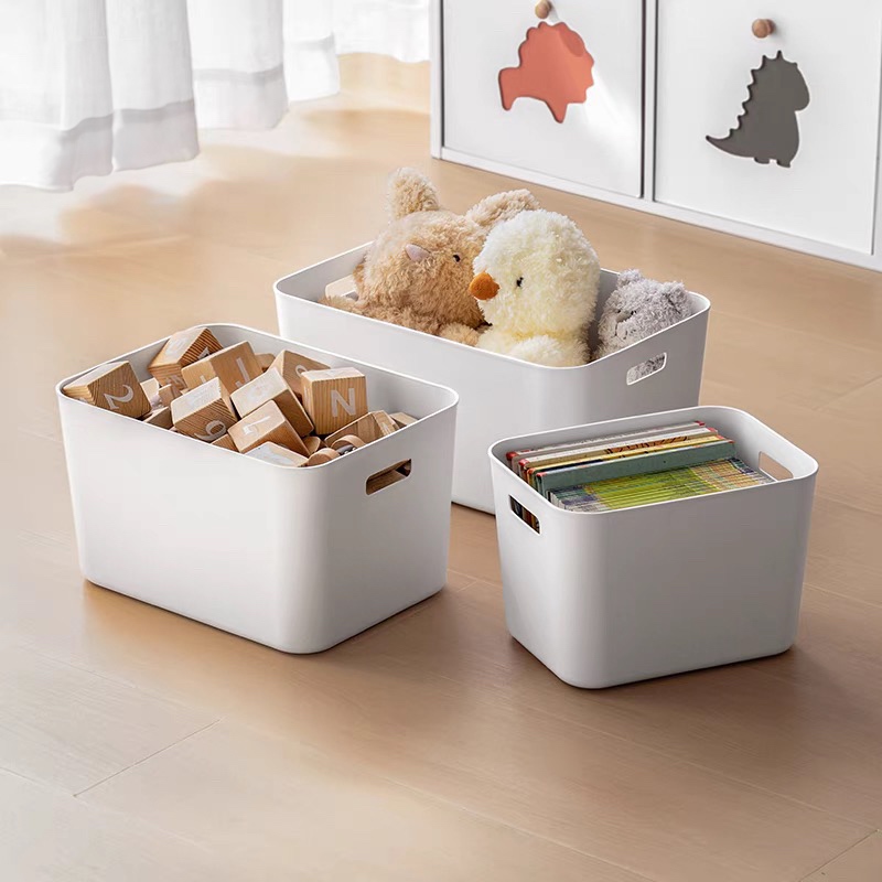Giỏ nhựa lưu trữ đa năng chất lượng cao phong cách tối giản