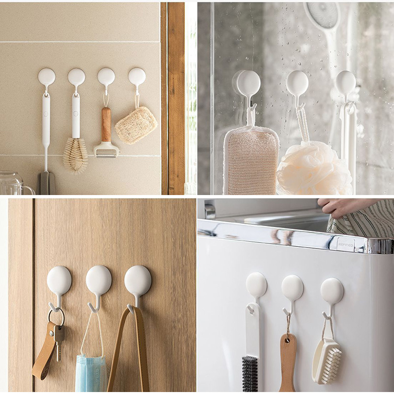 Bộ 4 móc dán tường đa năng thiết kế nhỏ gọn