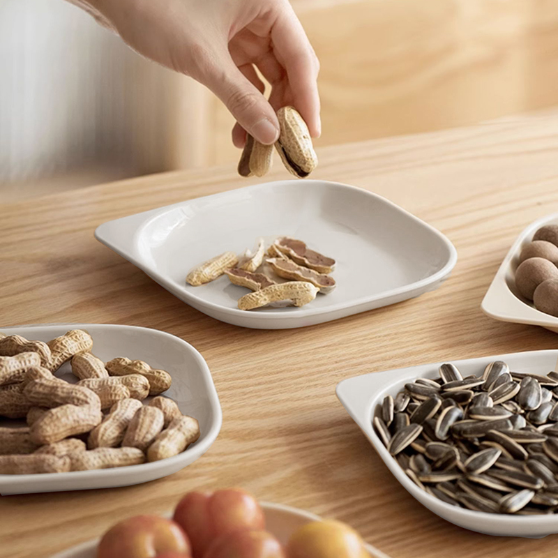 Bộ 4 đĩa nhựa đựng đồ ăn đa năng