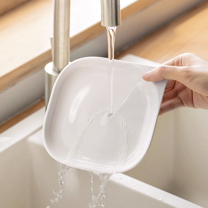 Bộ 4 đĩa nhựa đựng đồ ăn đa năng