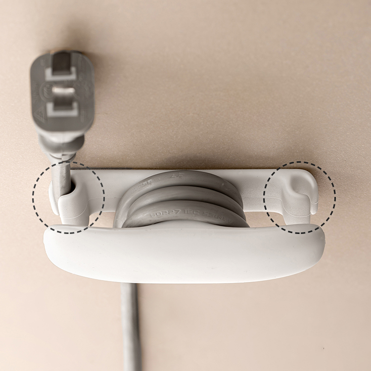 Dụng cụ quấn dây điện bằng silicone có khe nẹp giữ cố định